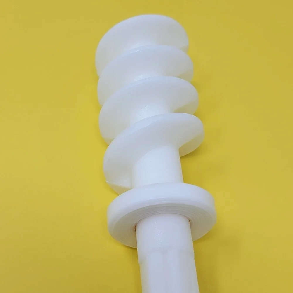 Replacement Part Popeil P400 Pasta Maker Machine Ronco Mixing Screw Auger White